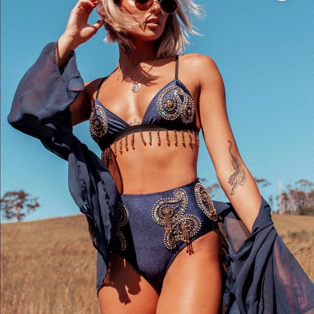 SOLD! Her Pony TheLabel Aquarius Beaded Set
